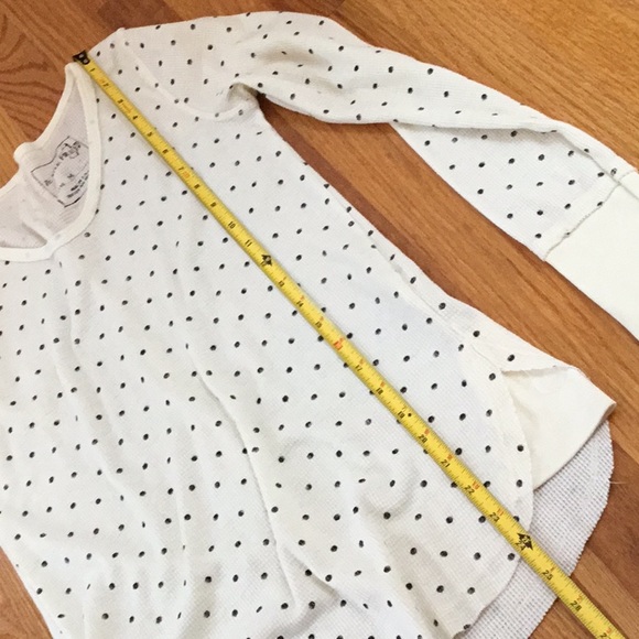 We The Free thermal looking shirt, round neck, back seam, long sleeves, Medium - Picture 6 of 8